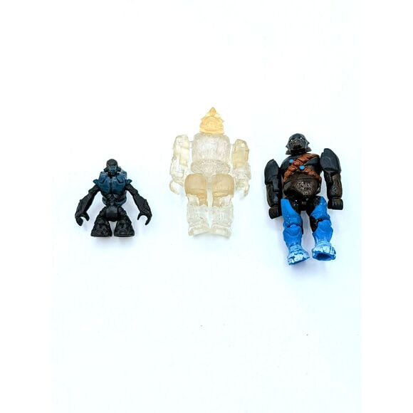 HALO Mega Bloks Blue Grunt Mini Active Covenant Camo Brute Stalker Action Figure - Picture 1 of 6